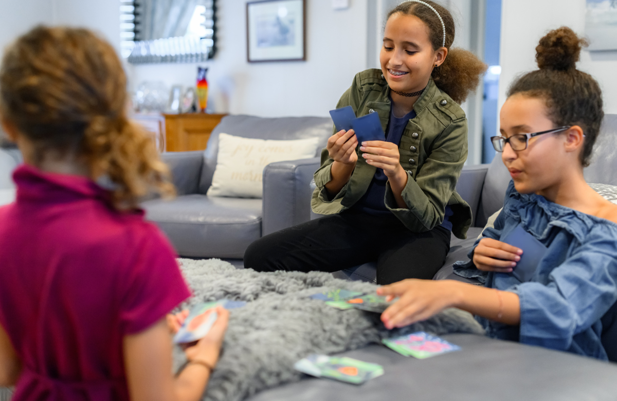 Jeux de cartes en famille