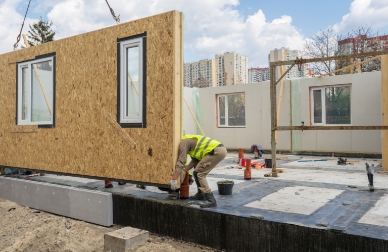 Installation maison modulaire