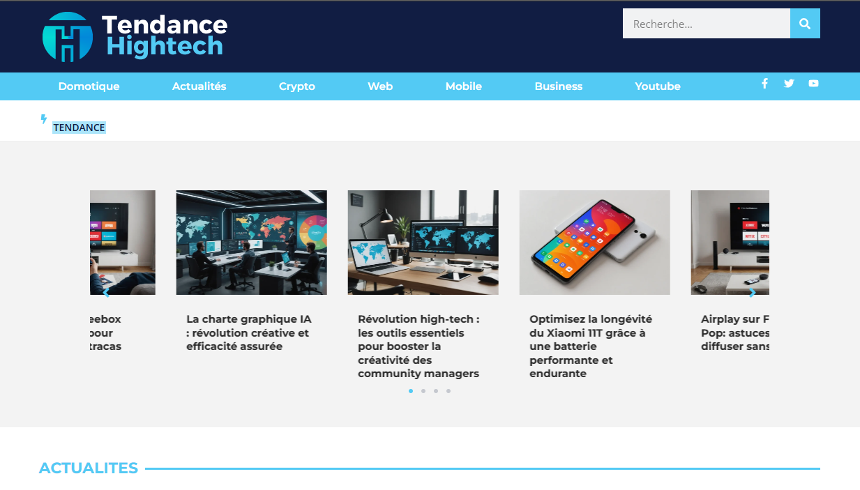 Tendance High tech Webzine