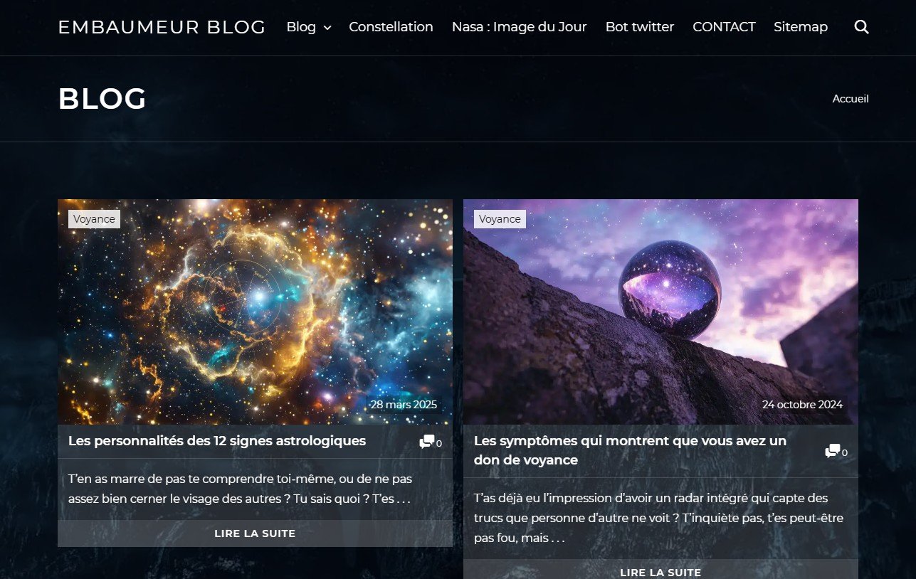 Blog paranormal Embaumeur.com