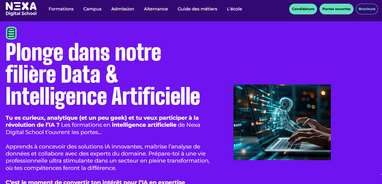 Formation intelligence artificielle Nexa